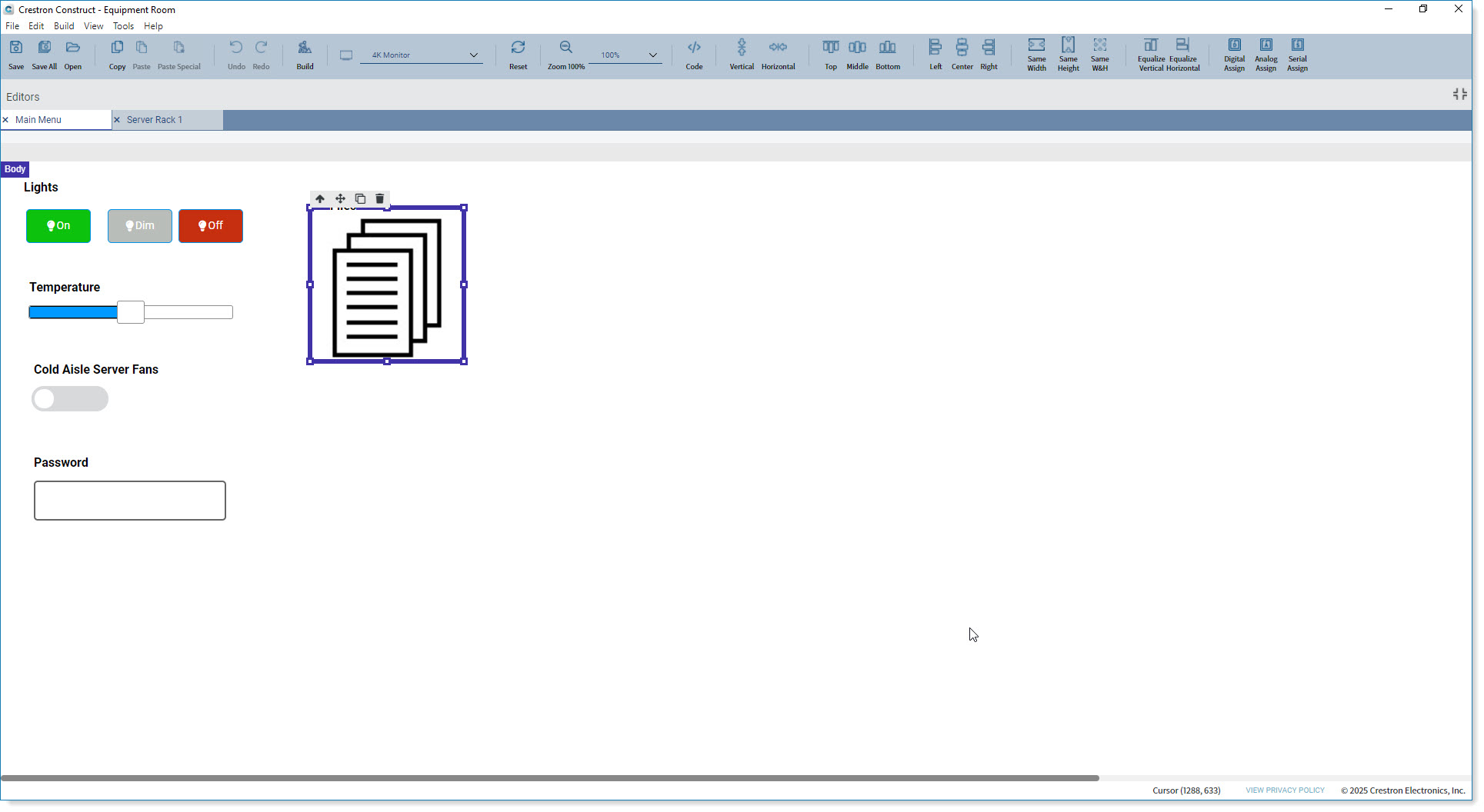 Customizing The Application Workspace