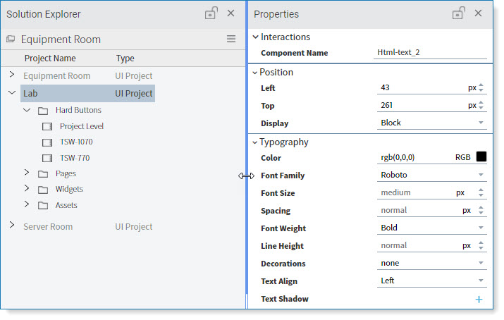 Customizing The Application Workspace