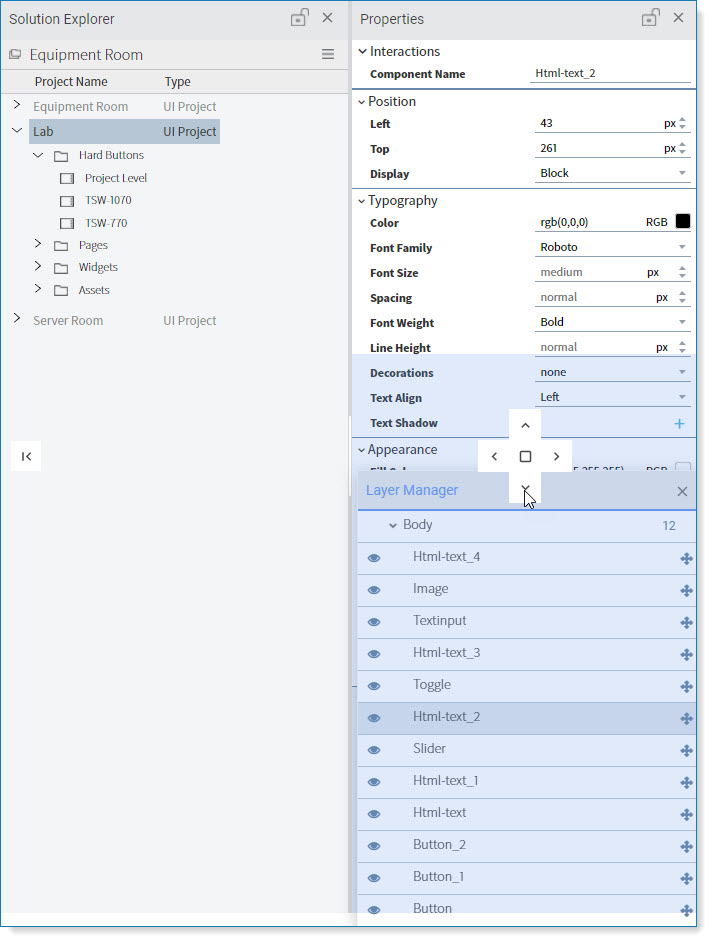 Customizing The Application Workspace