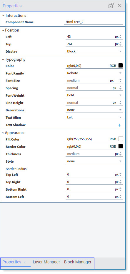 Customizing The Application Workspace