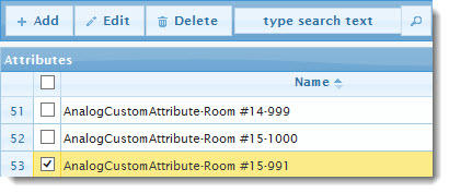 Objects Tab