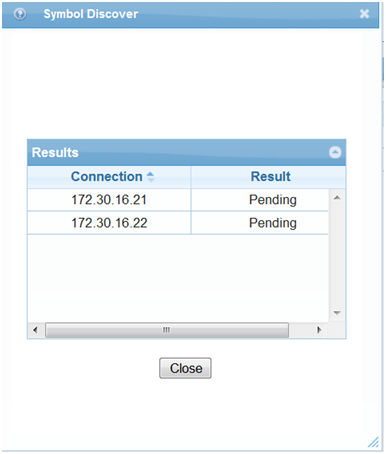 Results Dialog Box