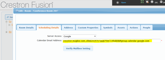 Scheduling Details Tab
