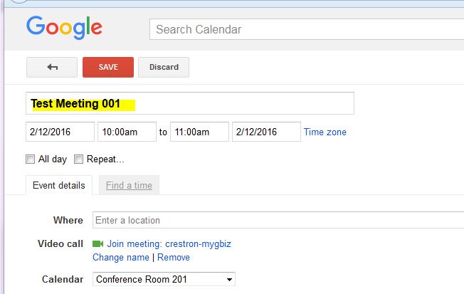 Add Meeting Form