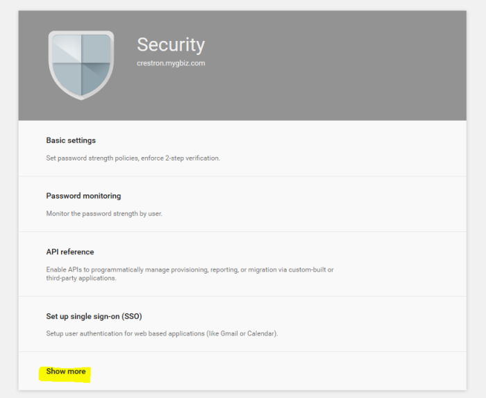 Security Form
